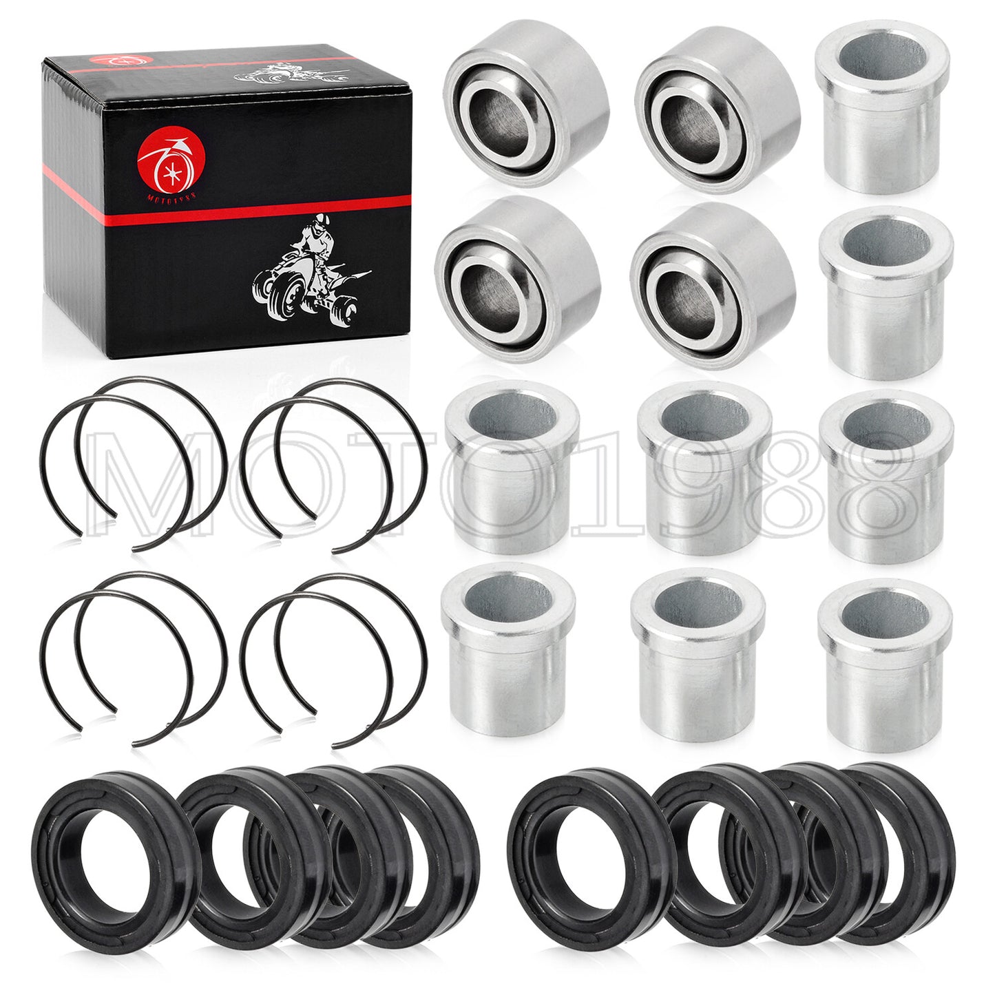 Set of 2 Front Lower A-Arm Bushings Kit for Honda TRX450ER (2006–2014)