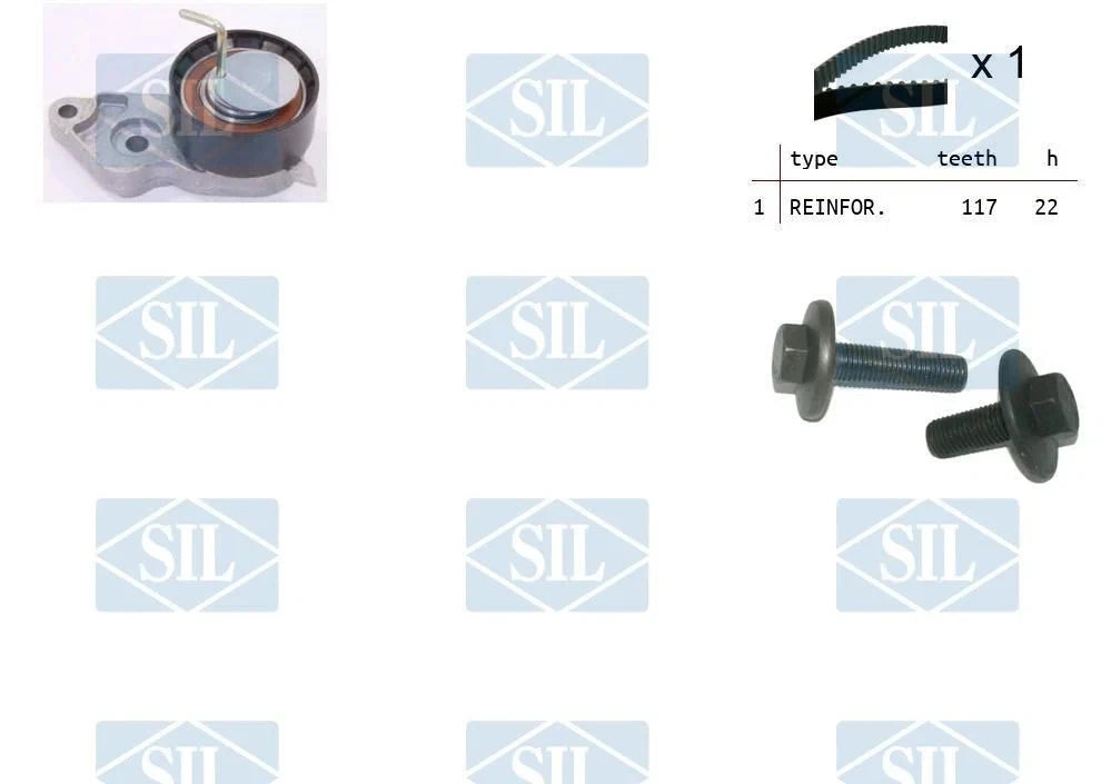 Engine Timing Belt Kit for Ford Fiesta (2002–2008)