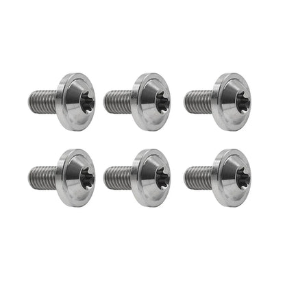 6 x M5x25mm Titanium Alloy Torx Head Bolts for Bike Motorcycle