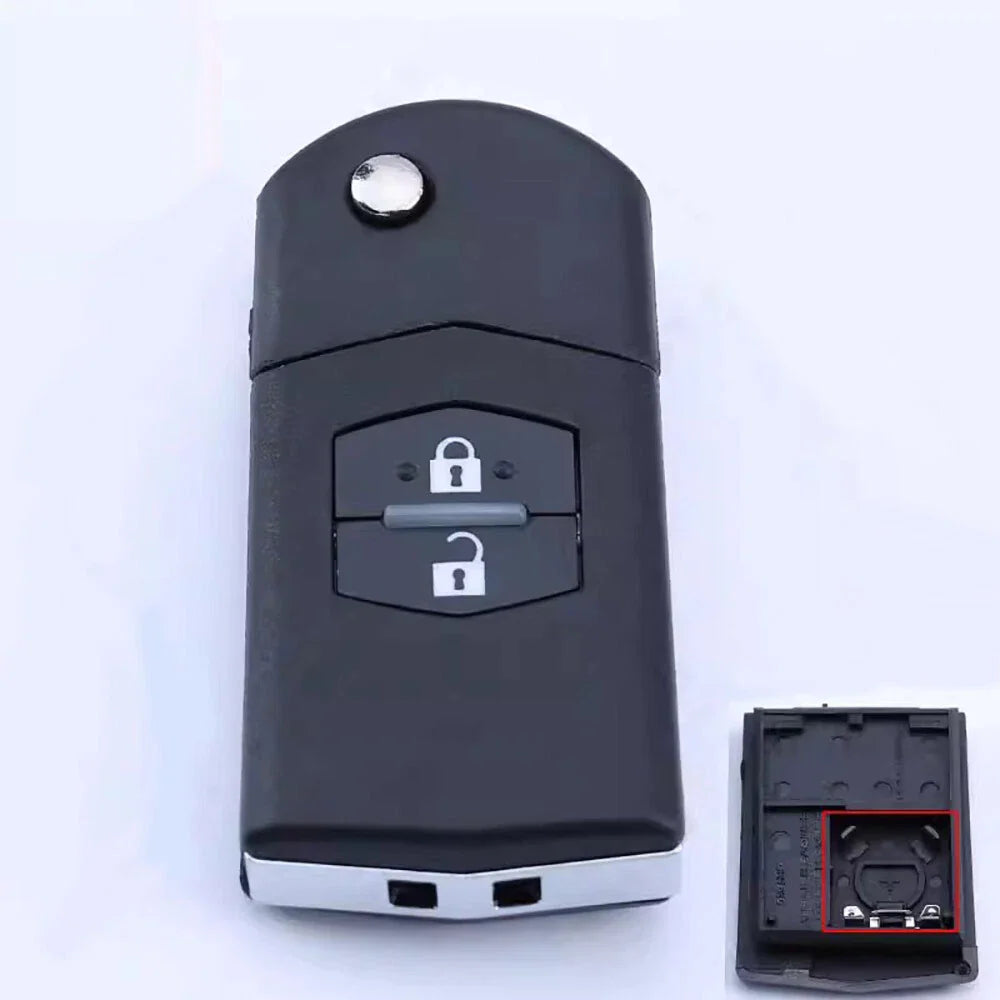 Button Car Remote Key Shell Case for Mazda 2 3 5 6 RX8 MX5 (2003-2011)