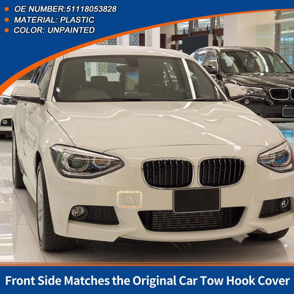Tow Hook Cover for BMW 114i Unpainted (2012-2014)