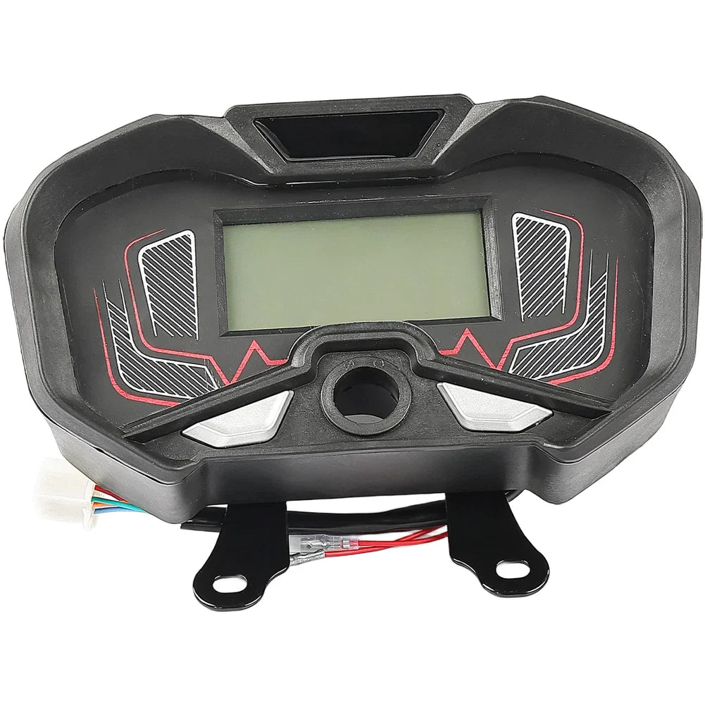 LCD Voltage Meter and Speedometer 48V 60V 72V for Electric Tricycle Front Mount