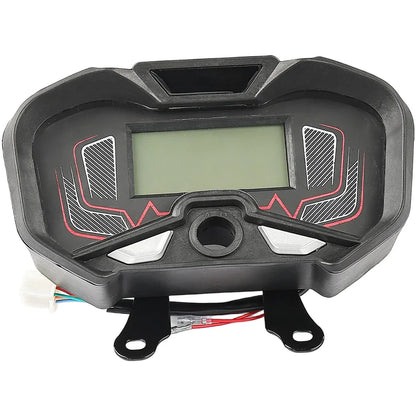 LCD Voltage Meter and Speedometer 48V 60V 72V for Electric Tricycle Front Mount