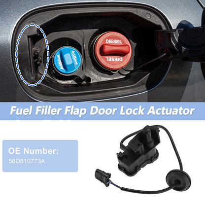 Fuel Filler Flap Door Latch Lock Actuator Motor for VW GTI (2015–2018) 56D810773A