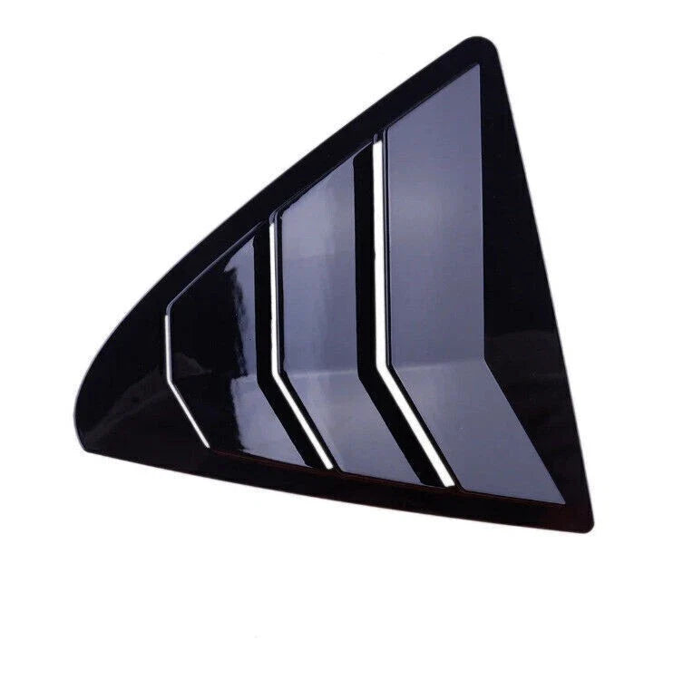 Gloss Black Rear Louver Vent Shade Shutter Cover for Lexus IS300 (2013–20)