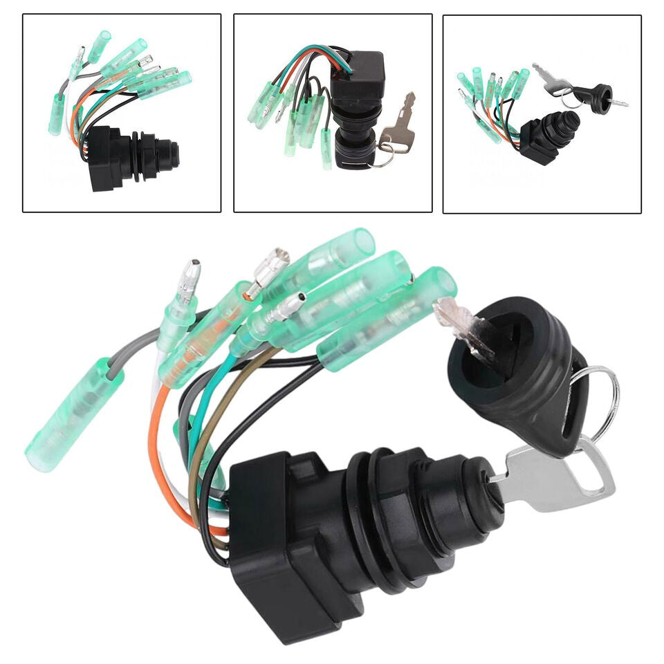2X Ignition Key Switch for Suzuki Outboard DT30 DT115 DT140 DT150 DT200 D225