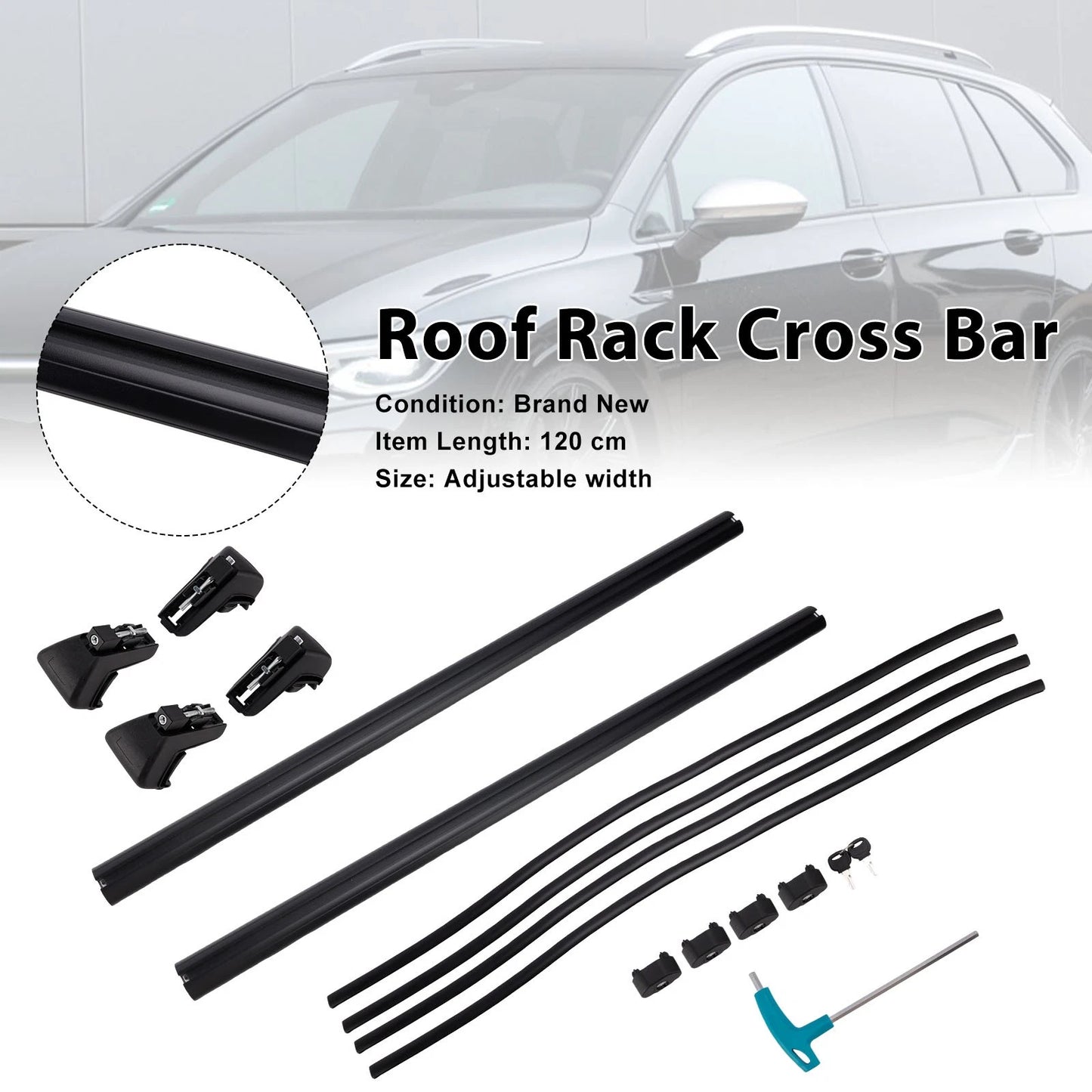 Universal Roof Crossbar Luggage Rack for Cars (135CM)