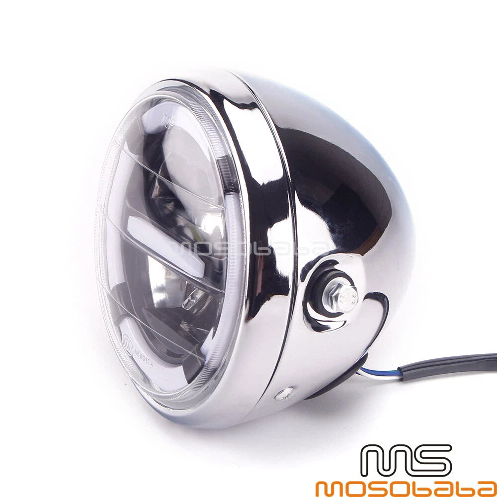 LED Round Headlight Lamp Assemblies for Suzuki Boulevard M50/M90, Honda
