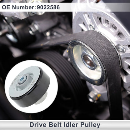 Drive Belt Idler Pulley for Chevrolet Spark (2010-2015) Black 1 x Piece