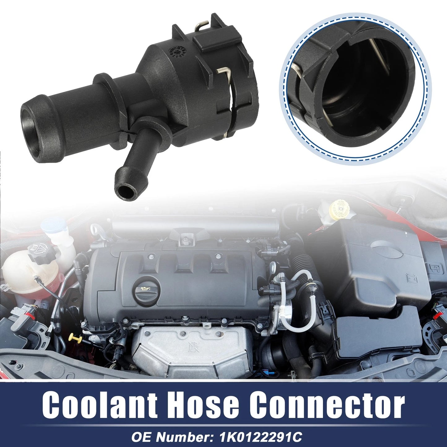 Radiator Coolant Hose Flange for Audi Q3 (2015–2018), Audi TT (2009–2010)
