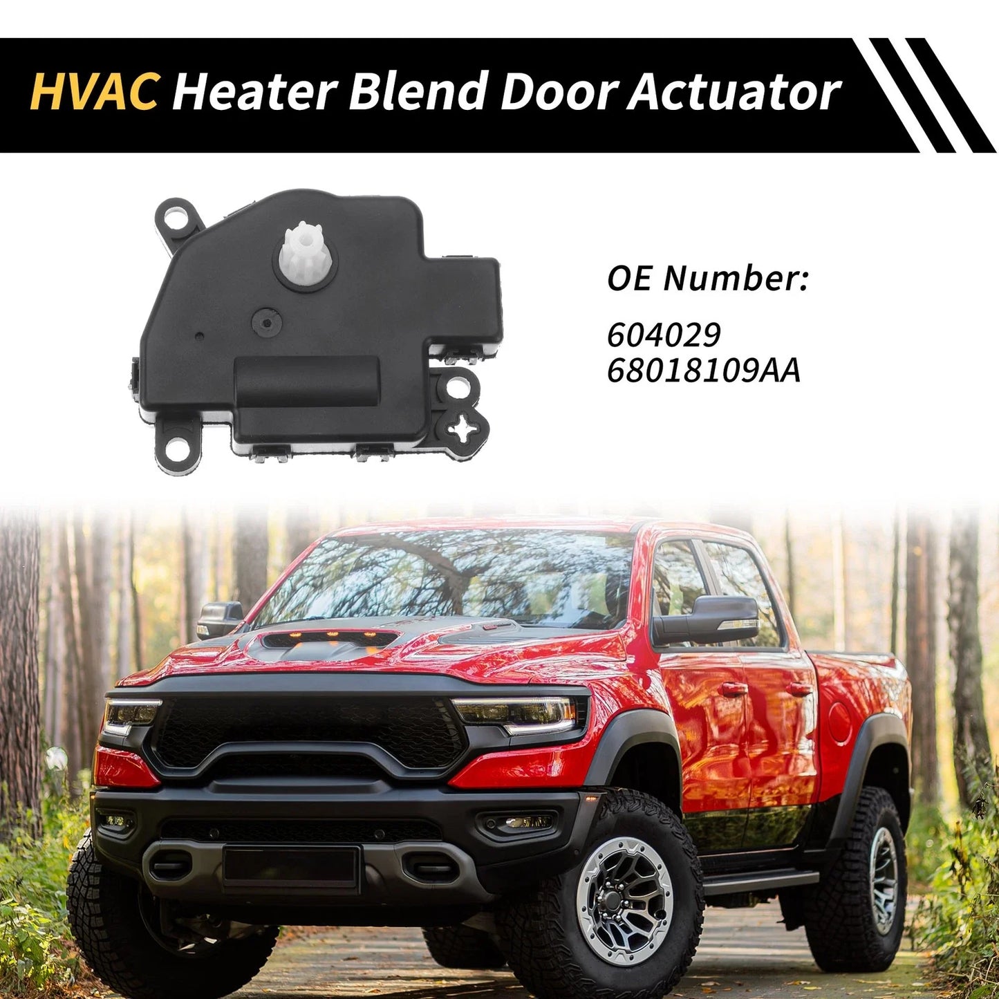 HVAC Air Door Actuator for Chrysler 200 Heater Blend (2011-2014)