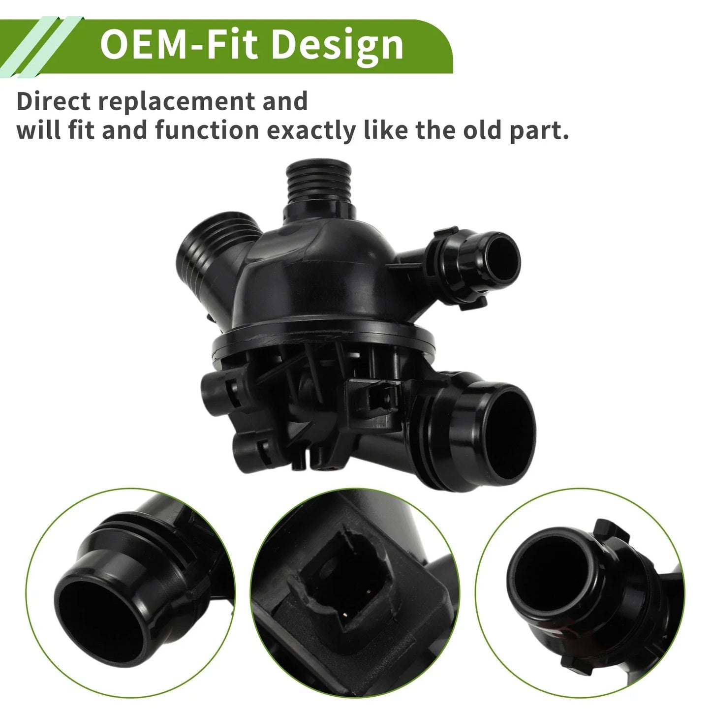 Thermostat Housing Assembly for BMW E60/E61/E81/E87/E88/E90/E91
