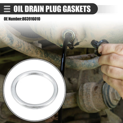 20 Pcs Oil Drain Plug Gaskets for Subaru BRZ (2013–2020) No. 803916010
