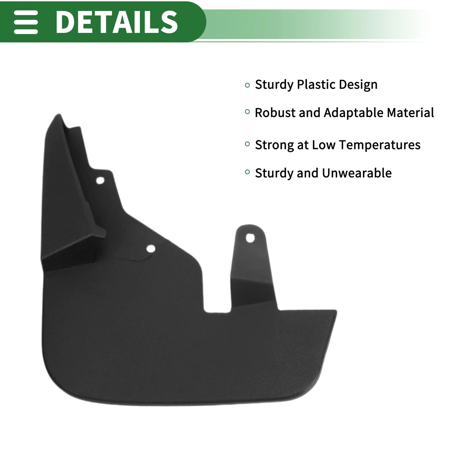 Mud Flaps Splash Guards for Chevrolet Suburban/Tahoe (2022–2023) W/ Mounts