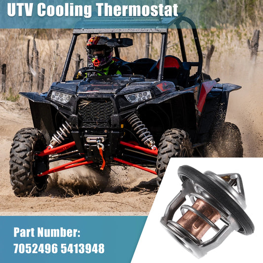 Aluminum UTV Cooling Thermostat w/ Gasket 180F for Polaris Ranger Sportsman