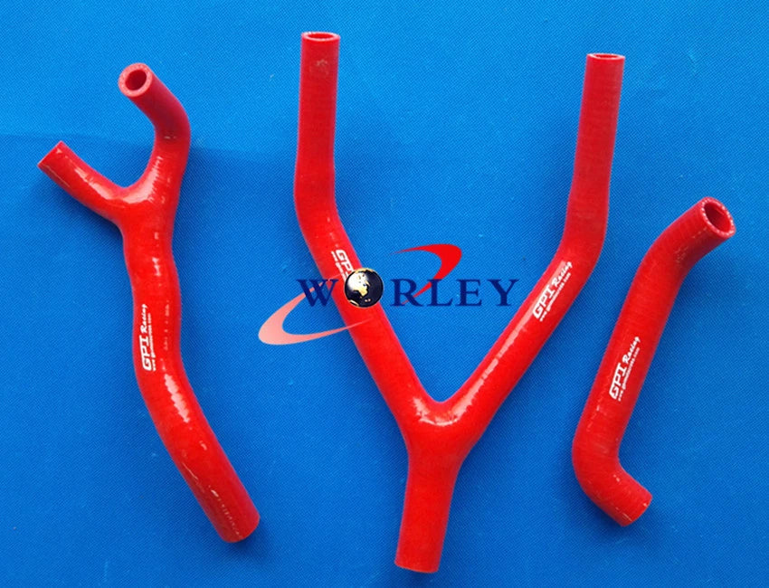 Silicone Radiator Coolant Hoses for Yamaha YZ125 1983-1984 ( Blue)