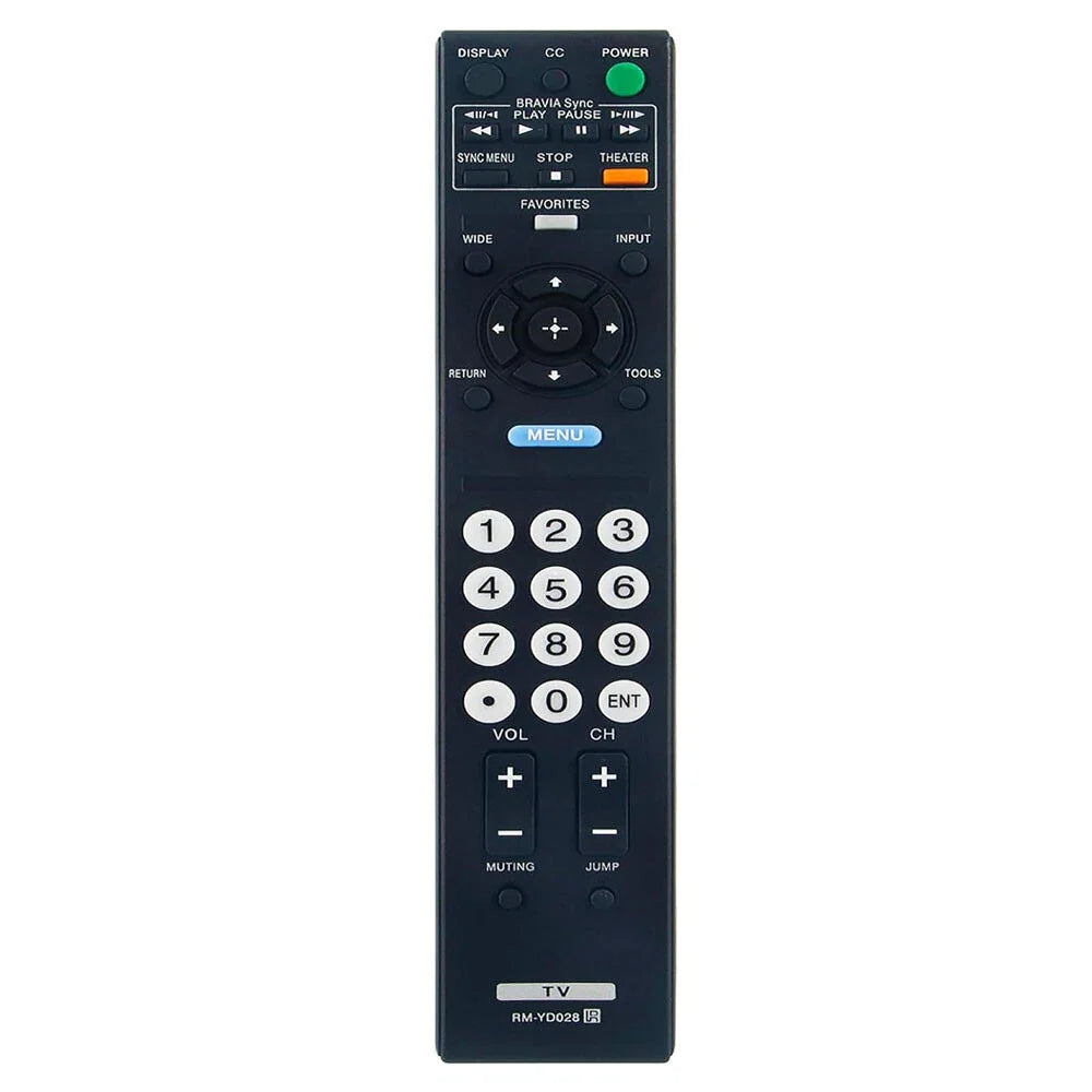 Remote Control RM-YD028 for Sony Bravia KDL-32S5100 KDL-32XBR9 KDL-40S504