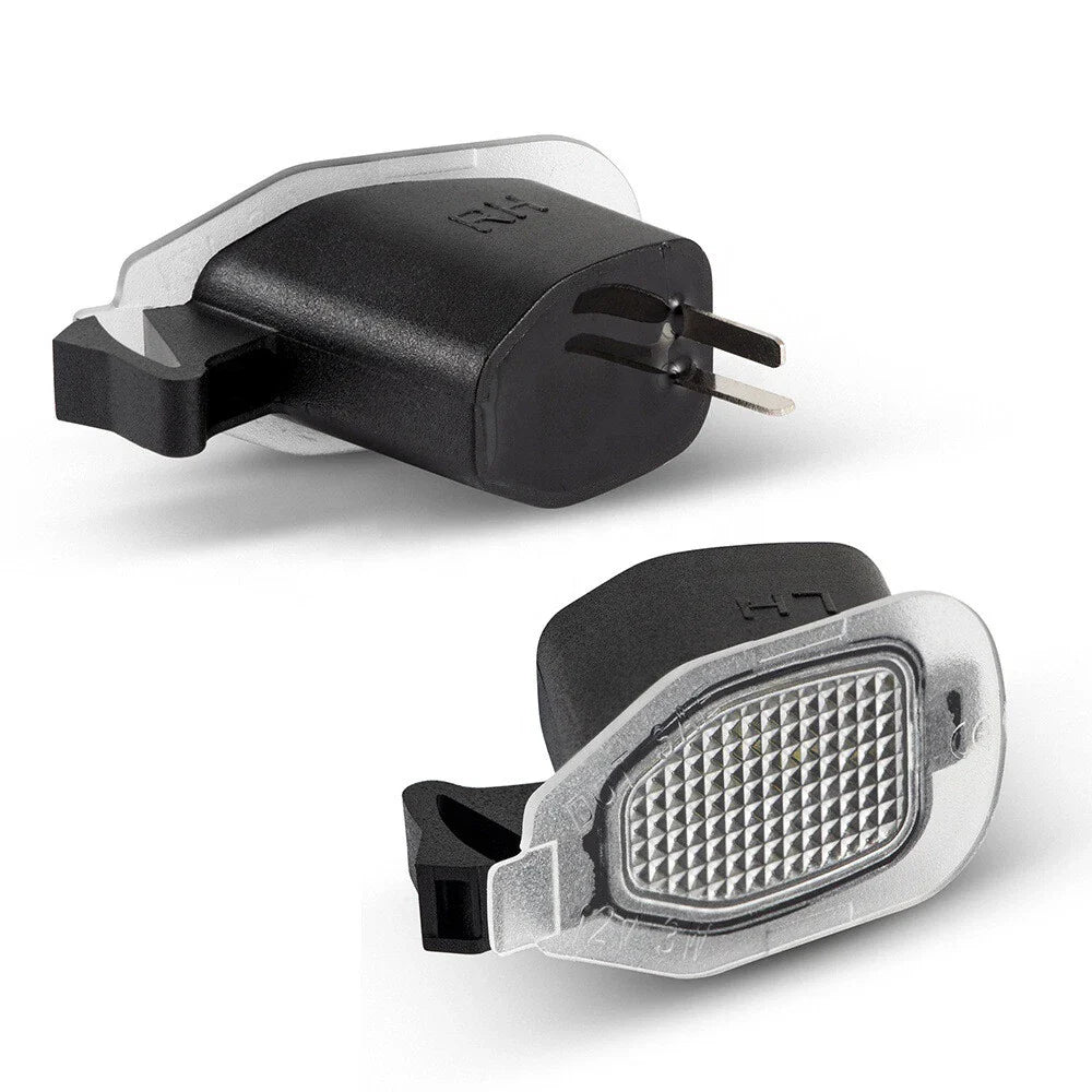 White LED Side Mirror Puddle Lights for Ford Mustang (2013–2014)