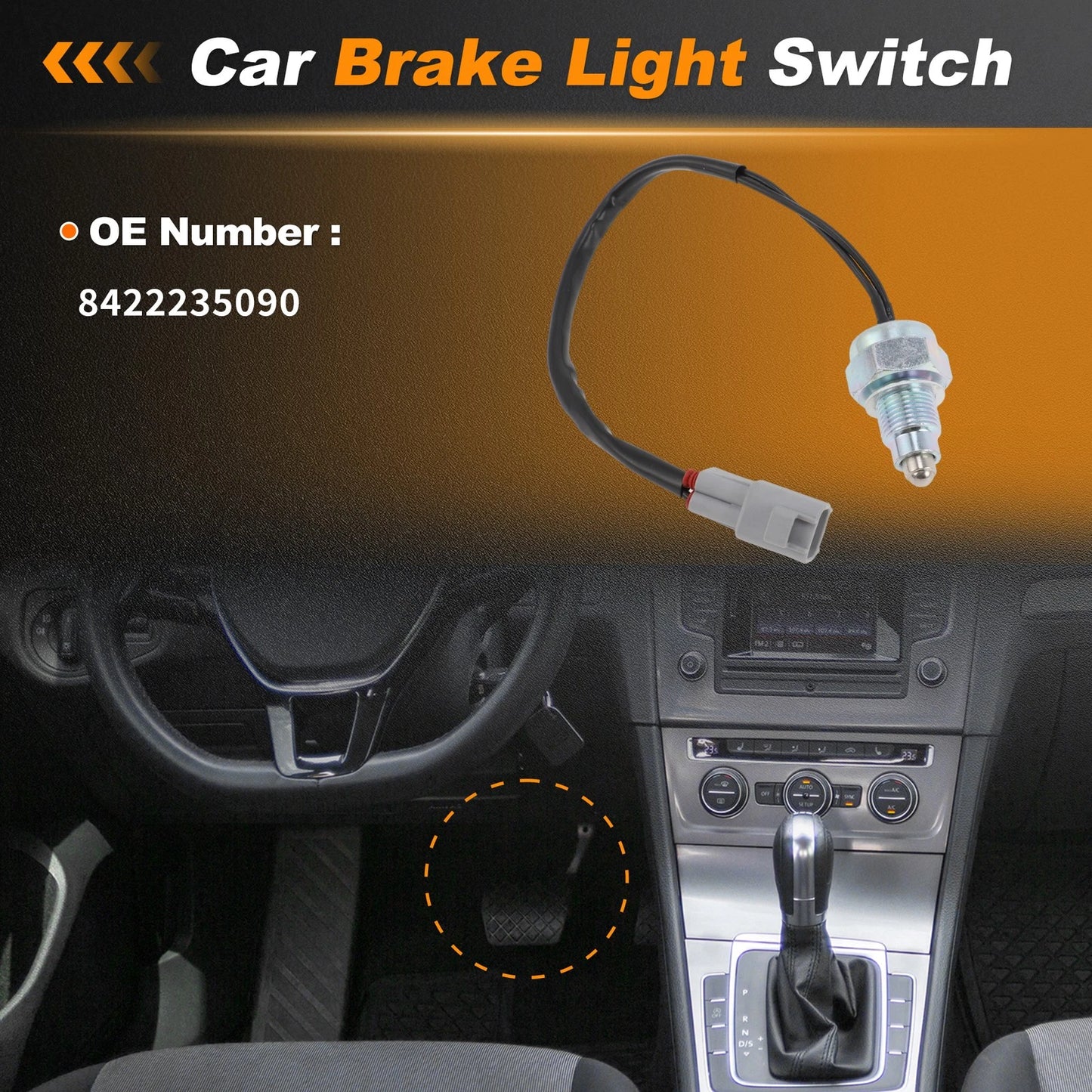 Brake Light Switch for Toyota FJ Cruiser (2007–2022) 8422235090