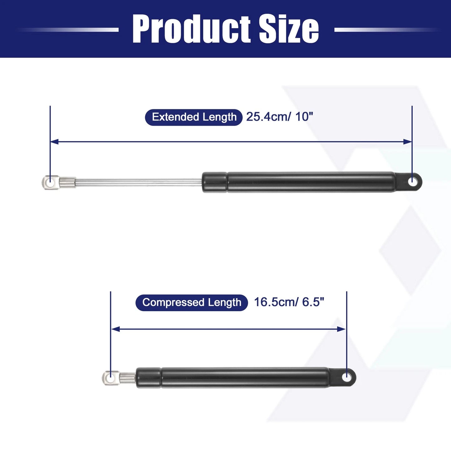 2X 10 Inch Lift Supports Struts Shocks Gas Spring Universal