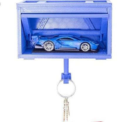 Interactive Key Storage Box with Wall Mount for Car Key Display