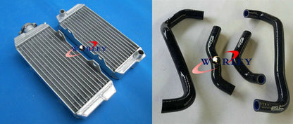 Aluminum Radiator + Red Hose for Honda ATC250R (1985-1986)