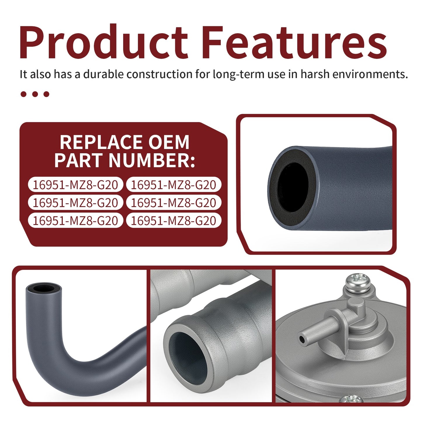 Petcock Fuel Valve & Line for Honda Shadow VLX600 (1997–2007)