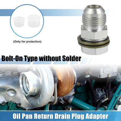 10AN-M18x1.5 Turbo Oil Pan Return Drain Plug Adapter Fitting