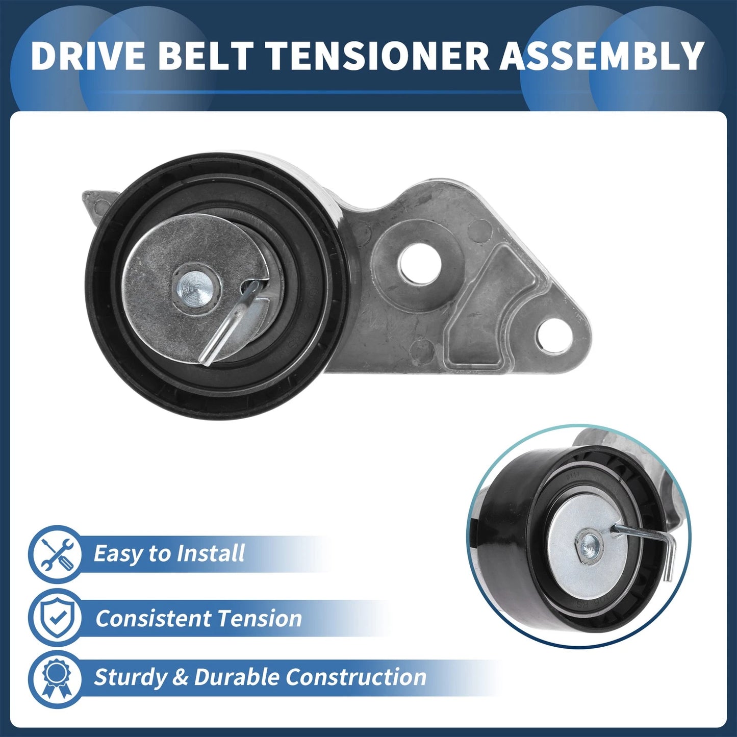 Belt Tensioner for Ford Focus (2004–2010) No. 1039422/1301972 Metal