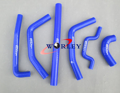 Silicone Radiator Hose for Kawasaki KXF250 KX250F (2009–2015) - Blue