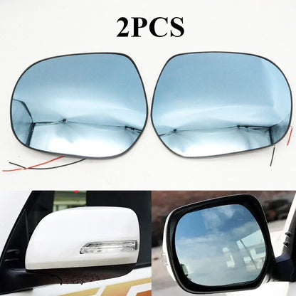 Rearview Glass Side Mirror Wide Angle for Toyota Land Cruiser 200 Prado 150