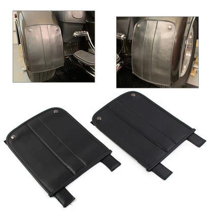Black PU Leather Universal Trike Rear Fender Bra for Harley Roadsmith
