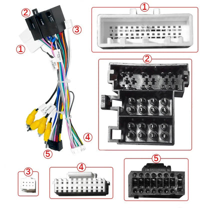 Android Radio Power Cable Adapter for Changan Eado CS15/CS35/PLUS (2013-2023)