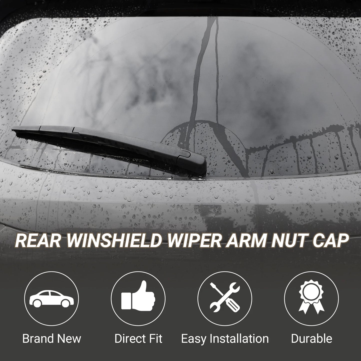 Rear Windshield Wiper Arm Nut Cover for BMW X5 (2019–2023) NO. 61627442099