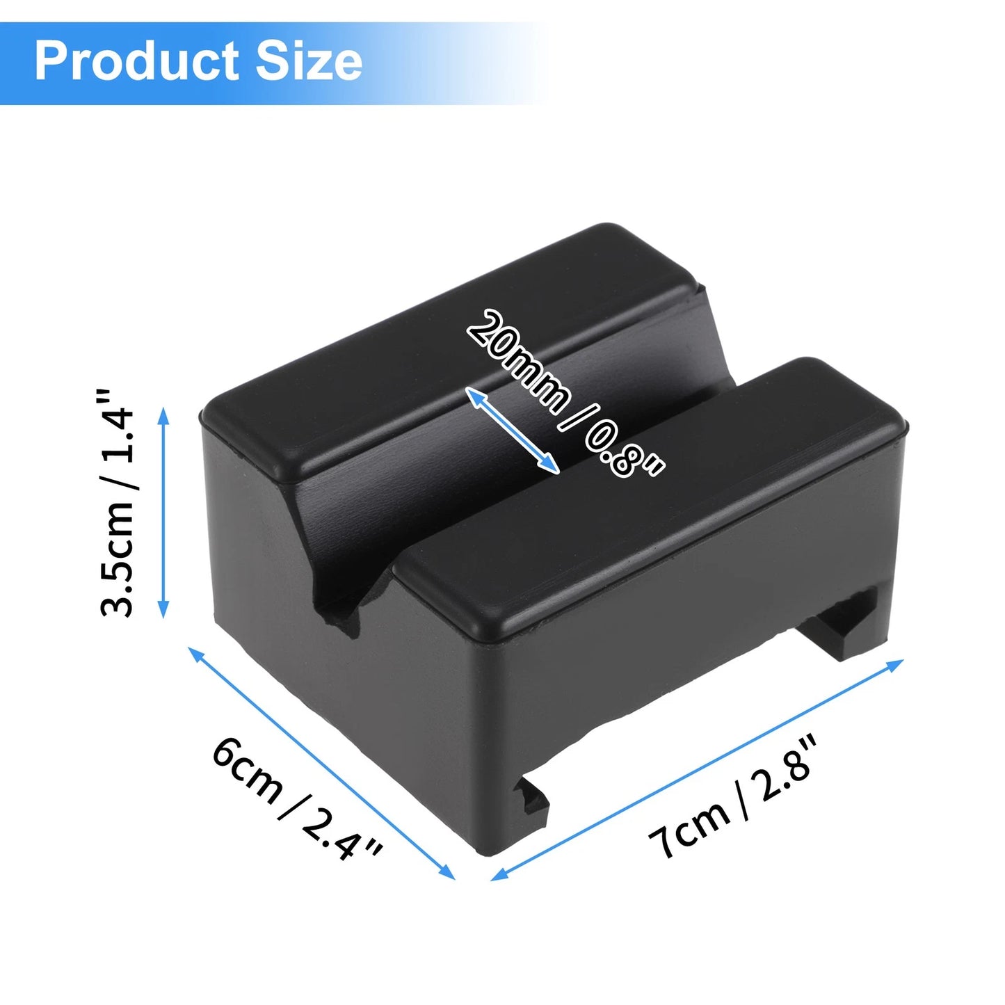 Universal Car Jack Pads Adapter for Various Models (2.8" L x 2.4" W)