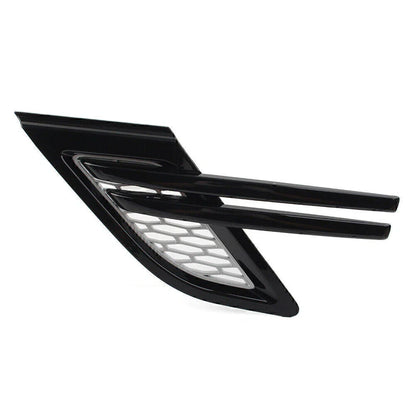 Silver Black Trim Fender Air Vents Grill for Land Rover Range Rover Sport (2006-2013)
