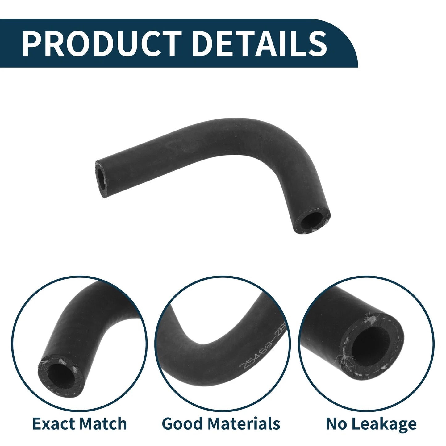Radiator Hose No. 254682B000 for Kia Soul (2010–2011) Rubber Coolant Pipe