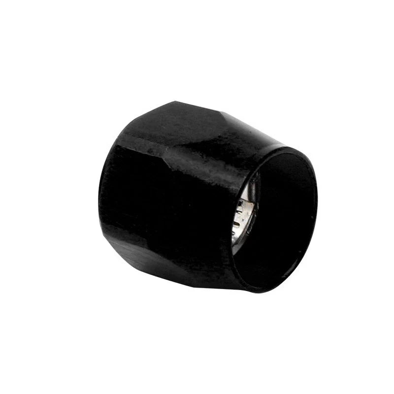 4 x Black Aluminum AN8 Hex Hose Clamps for Universal Connection Fitting