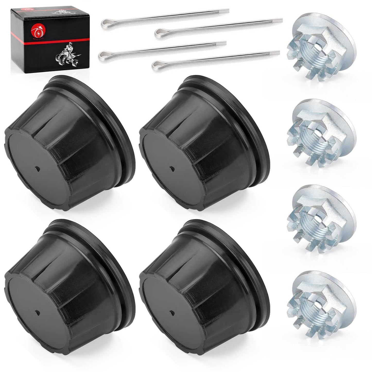 Set of 4 Wheel Center Caps for Honda FourTrax 200 300 (1990–2000)