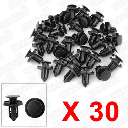 30 Pcs Push Type Retainer Bumper Clips for Mitsubishi Honda (2000-2023)