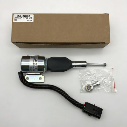 Fuel Shutoff Solenoid Valve for Volvo EC140 EC150 EC210 (24V)