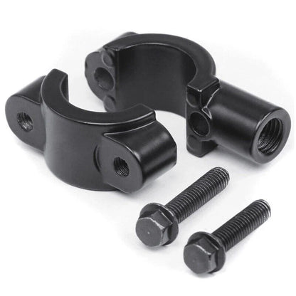 7/8" Handle Bar Mirror Mount Clamp for Universal Motorcycle - Black