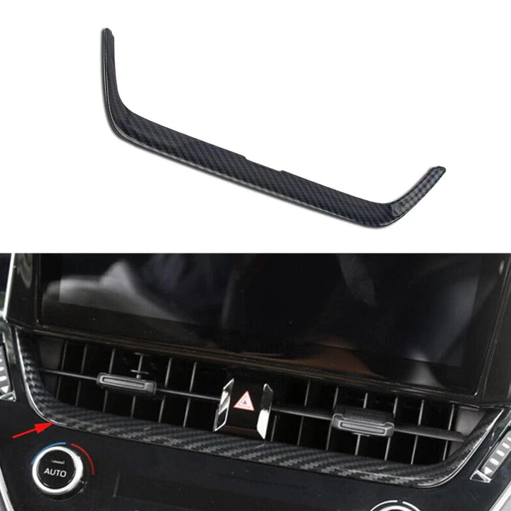 Dashboard Air Vent Cover Trim Carbon Fiber Look for Toyota Corolla (2019-2024)