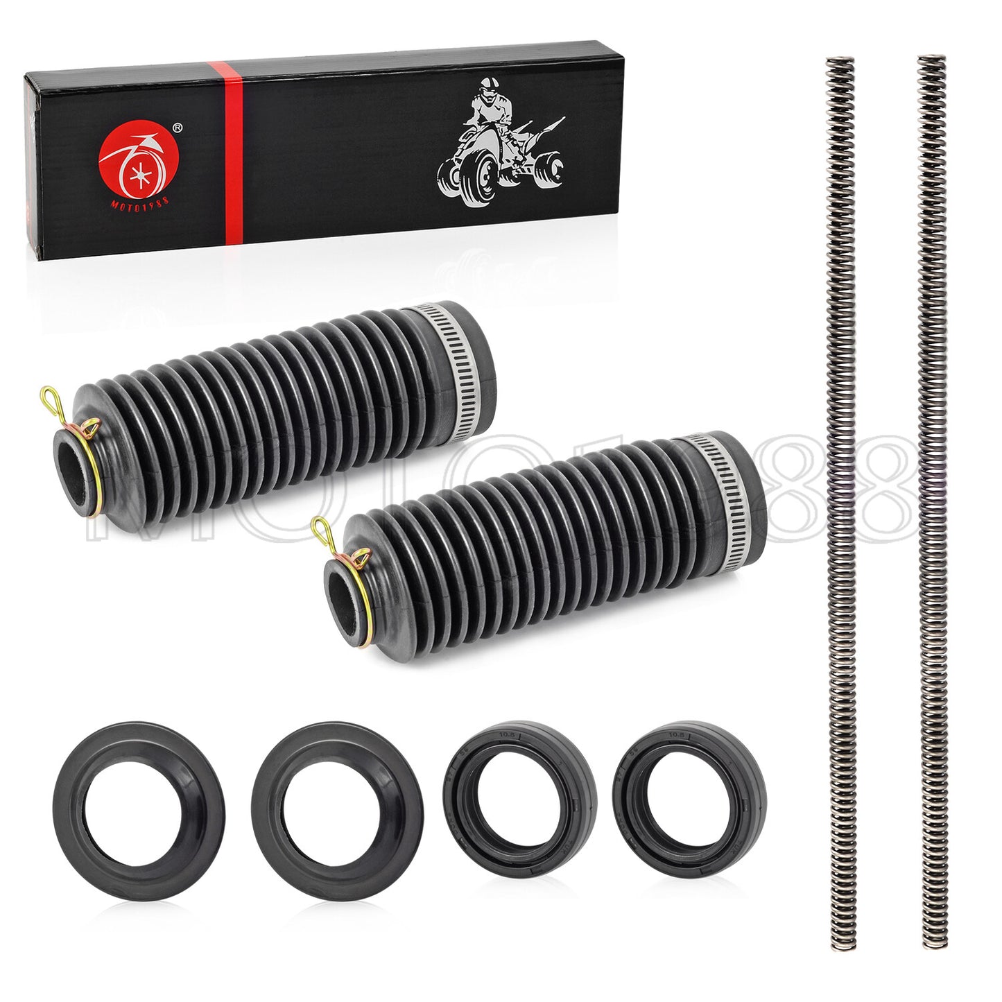 Front Fork Springs & Dust Seals for Honda XR100R CRF100F (2000–2023)
