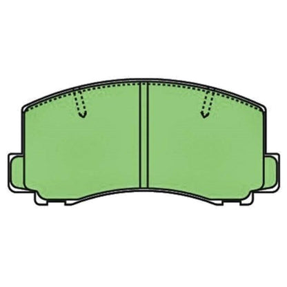 Front Disc Brake Pad Set for Toyota Corolla (1984–1994)