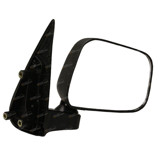 Pair of Black Sail Mount Door Mirrors for Toyota Hilux (1995–2005)