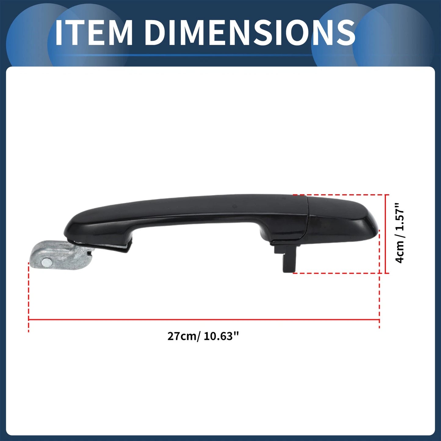 Rear Left Door Handle for Hyundai Accent GLS (2006–2011)