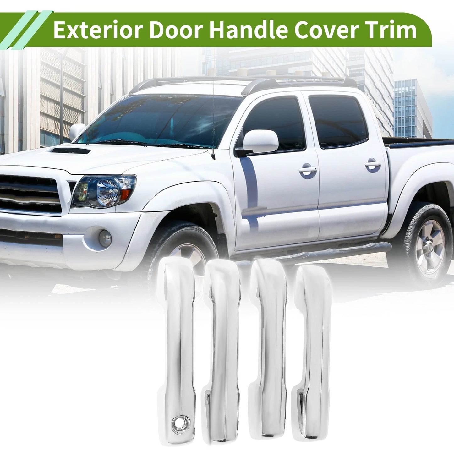 Set of 1 Exterior Door Handle Cover Trim for Toyota Tacoma (2024–2025) ABS