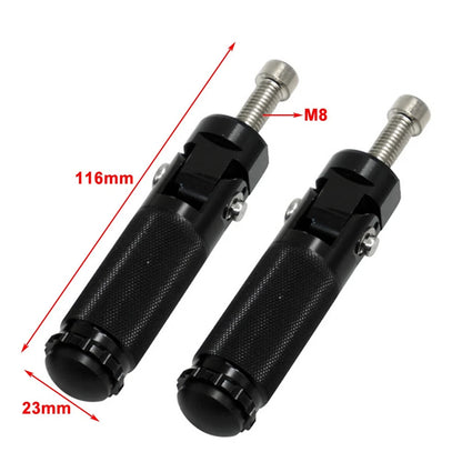 8MM 10MM Universal Motorcycle Exhaust Frame Slider Crash Protector Orange