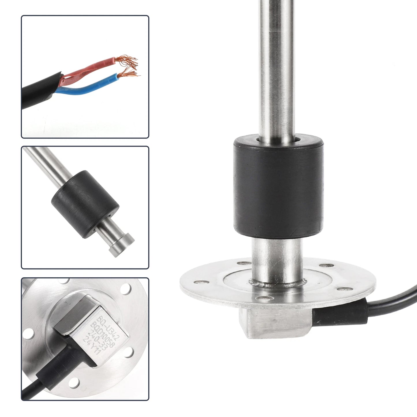 Fuel Sending Unit and Gauge Kit 240-33 Ohm for Boat Truck Vehicle